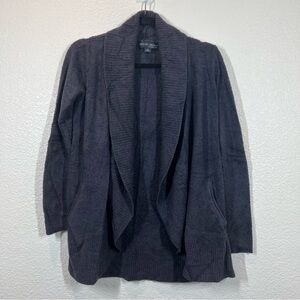 Barefoot Dreams Cozy Chic Lite navy circle cardi l/s size Medium